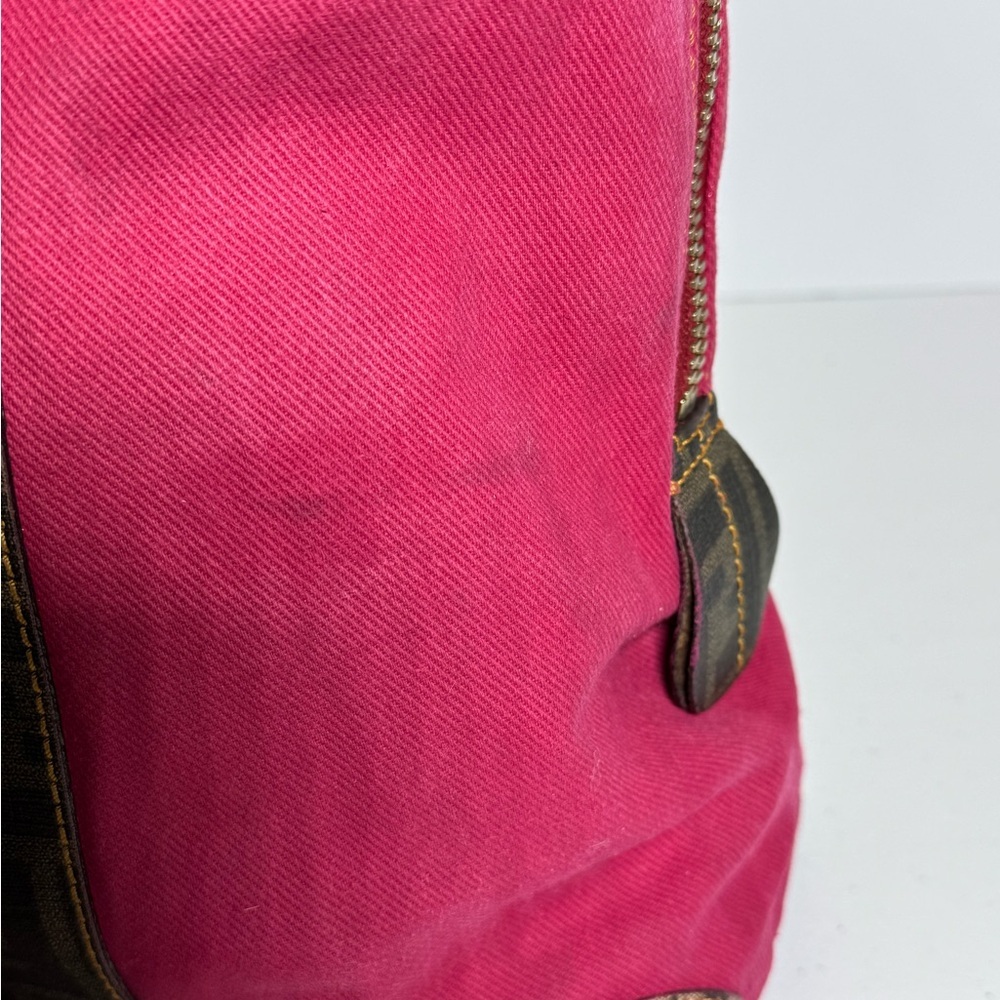 AUTHENTIC Fendi Pink and Brown Satchel - Picture 10 of 16